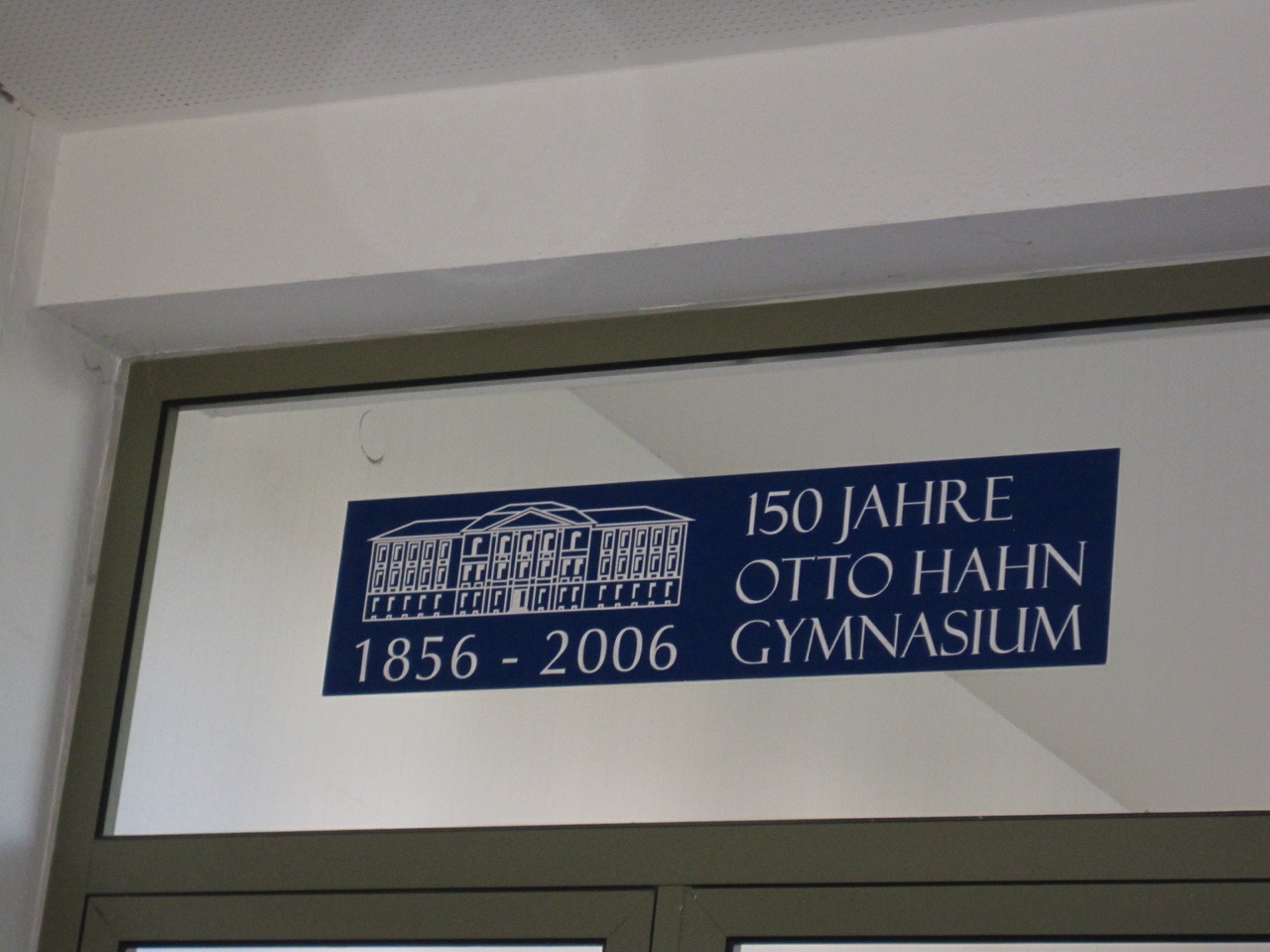 150 Jahre Otto Hahn Gymnasium
